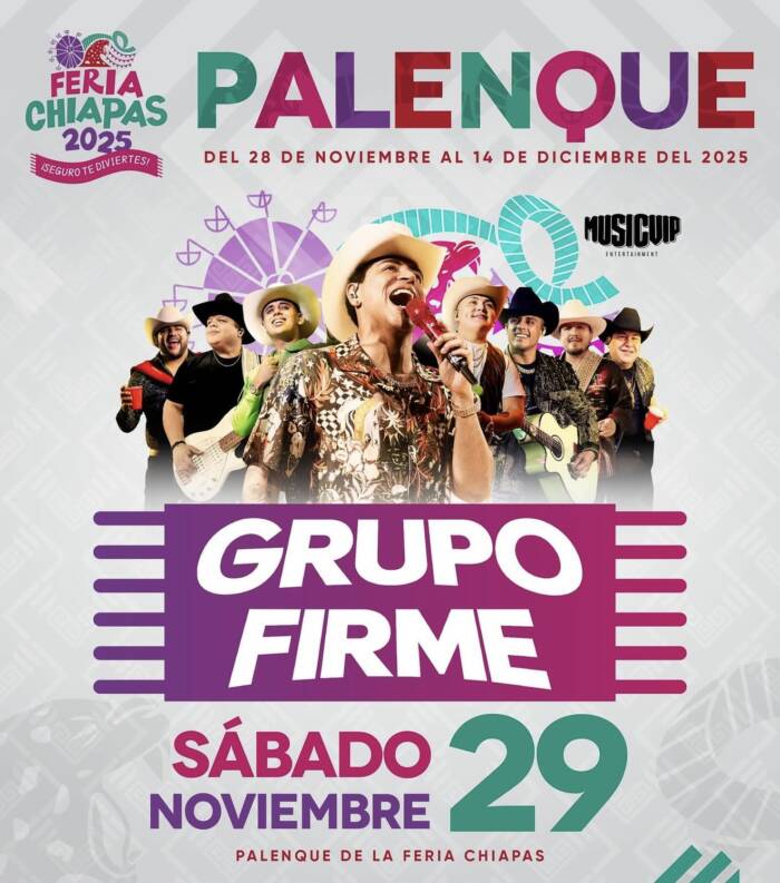 Grupo Firme - Palenque Feria Chiapas 2025 - 29 Noviembre