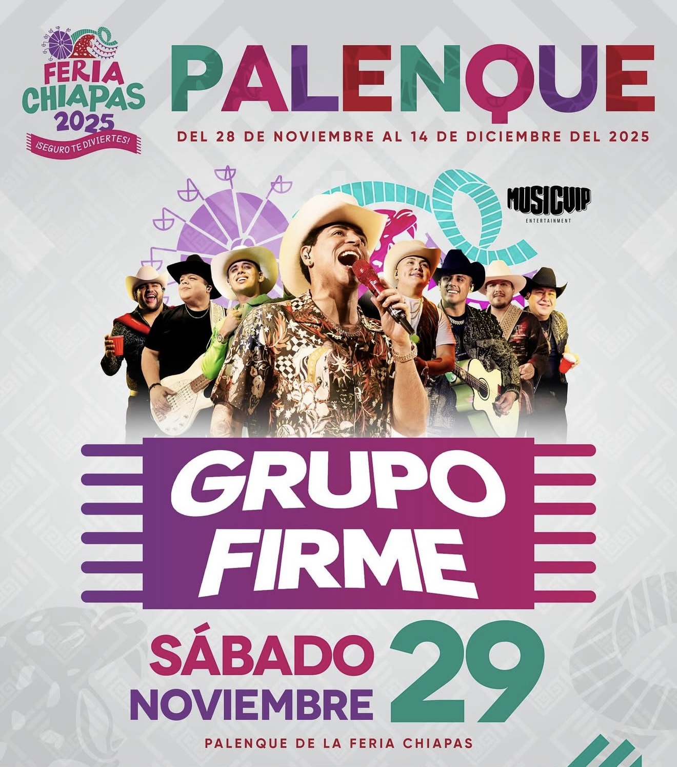 Grupo Firme - Palenque Feria Chiapas 2025 - 29 Noviembre