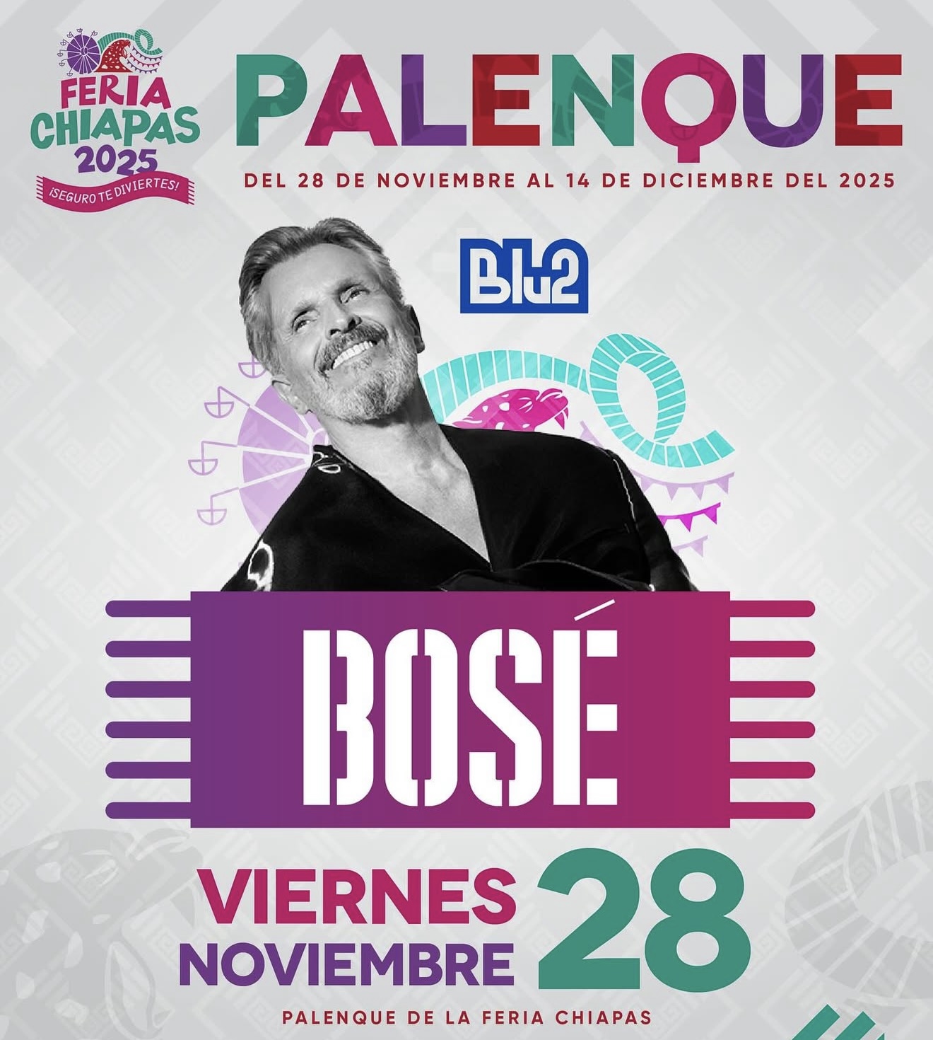 Miguel Bose - Palenque Feria Chiapas 2025 - 28 Noviembre